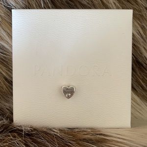 Pandora Best friends Silver Heart Charm